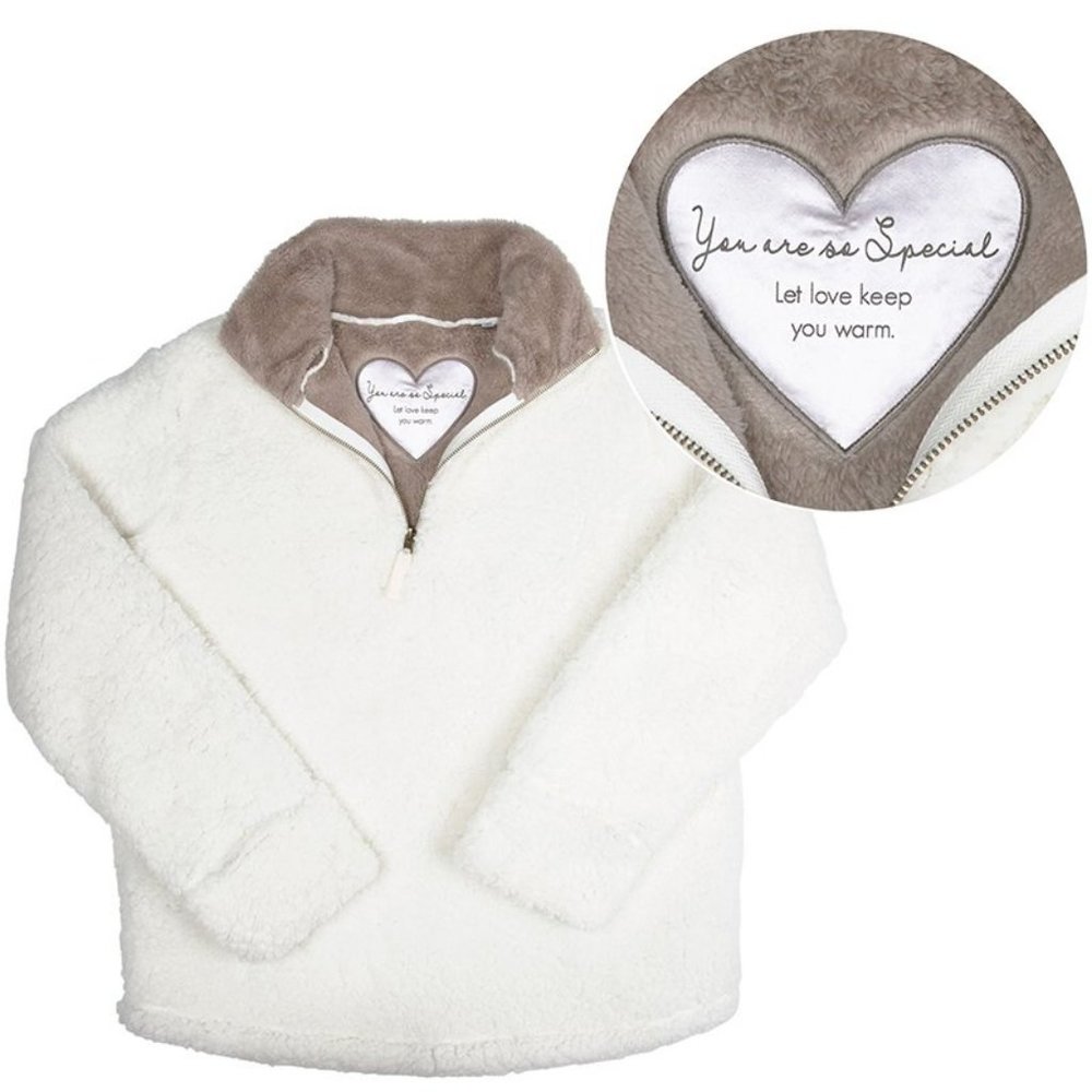 You Are So Special Sherpa Pullover -XL